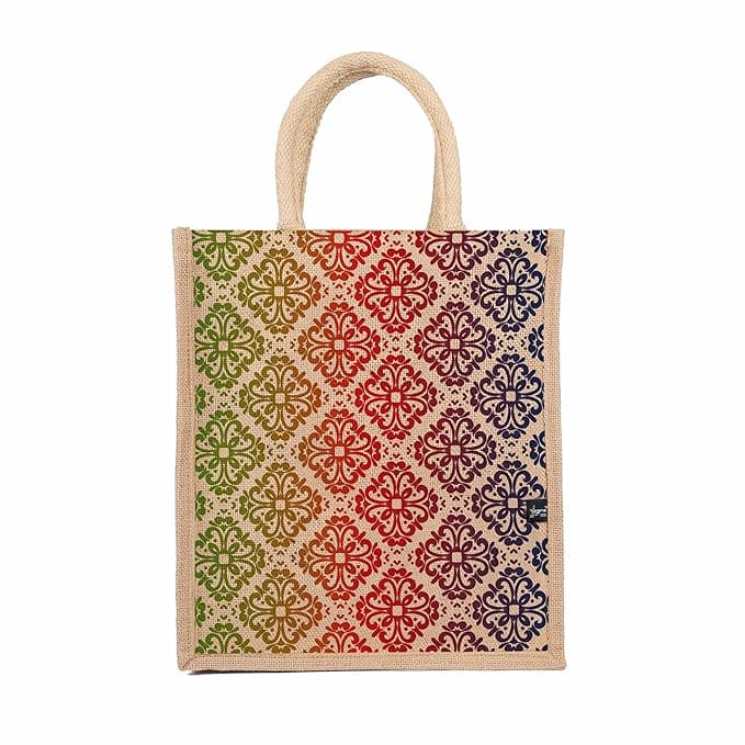 Jute  bag Rangoli pack Of 2