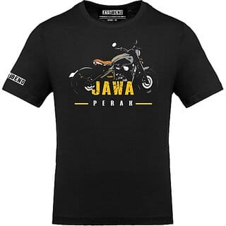 FastB Men Printed Round Neck Black T-Shirt