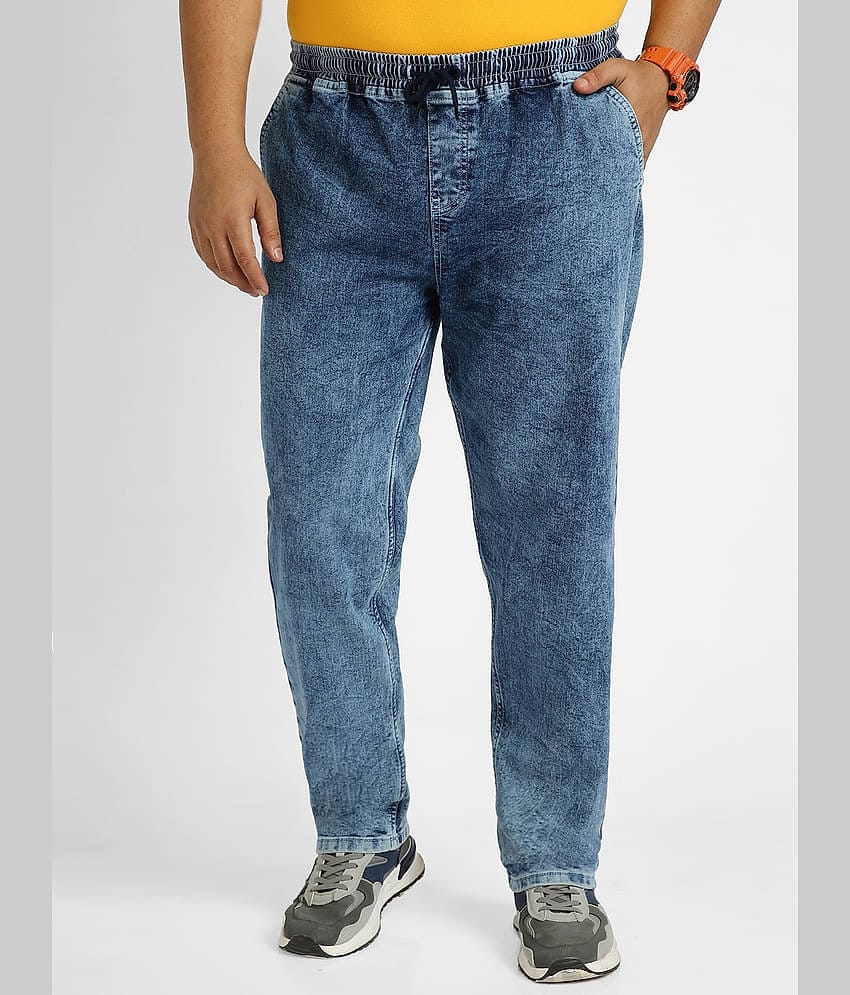 Urbano Plus Regular Fit Washed Men's Jeans - Light Blue ( Pack of 1 )