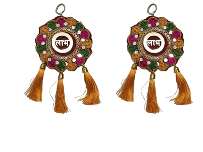 Toran Bandarwal for Home Decor Wall Hanging for Entrance Door, Main gate, Office Door, Pooja Room, Living Room (4 Inch)