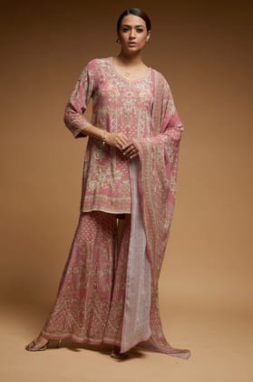 Pale Pink Sharara-XS