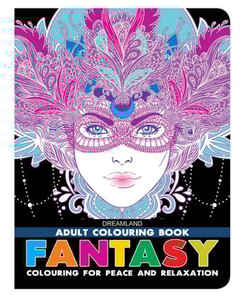 Fantasy- Colouring Book for Adults [Paperback] Dreamland Publications