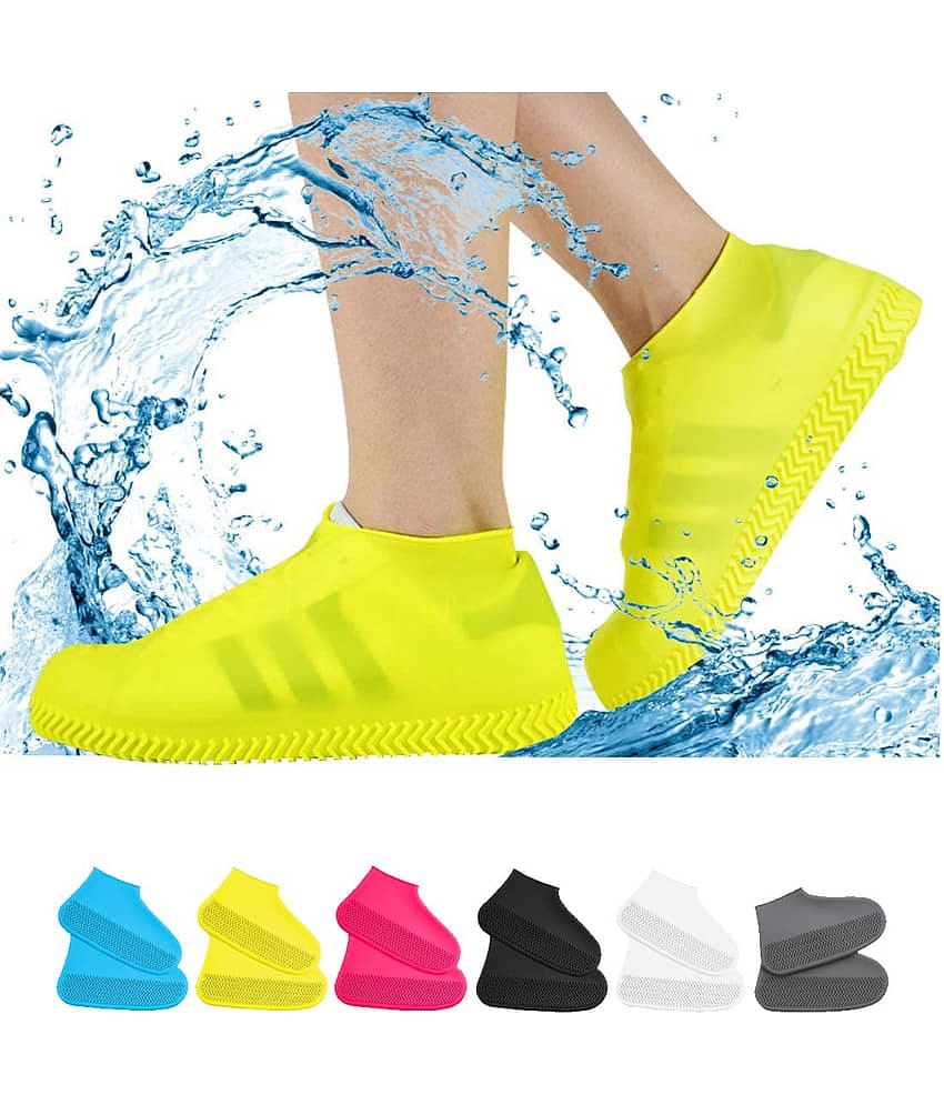 Magnique 1 Pair Anti-Slip Water Resistant Silicone Reusable Shoe Covers,Protectors for Kids, Men, Women