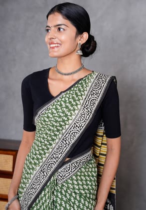 Jaipur Hand Block Print Saree