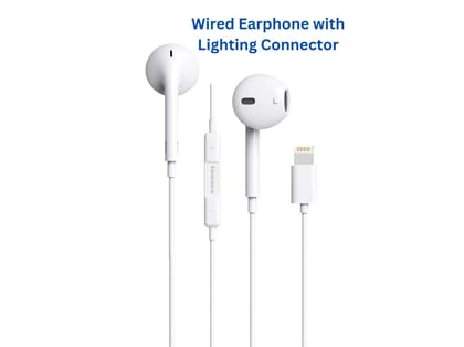 Twance Wired Earphone With I Phone Connector , In Built Micro Phone And 1.25 Meter Length , White Color (Me Pro-202)
