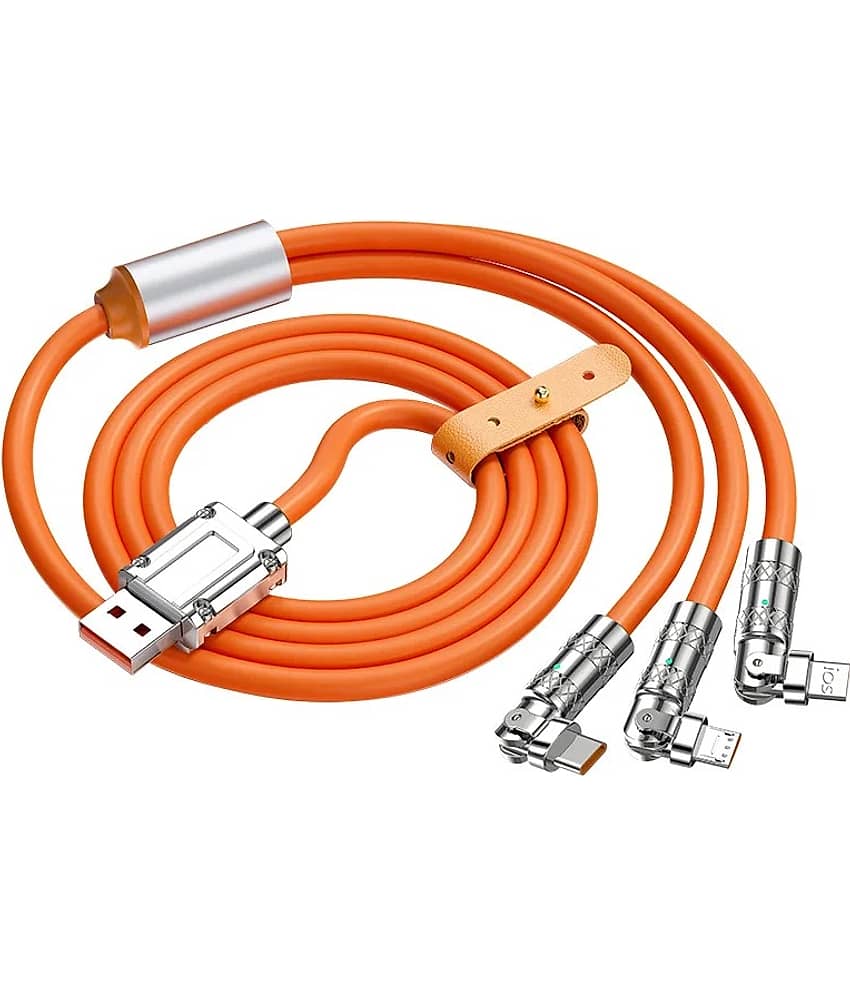 Rejuvenate Orange 5 A Multi Pin Cable 1.2 Meter