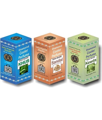 INDRA SUGANDH BHANDAR Khus Non- Alcoholic 25ml Attar ( Pack of 3 )