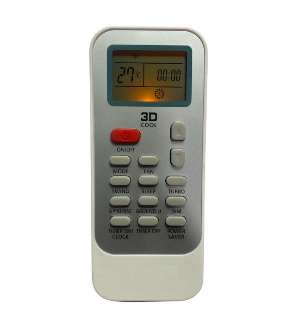 AC Remote No.129 Whirlpool AC Remote Control (White)