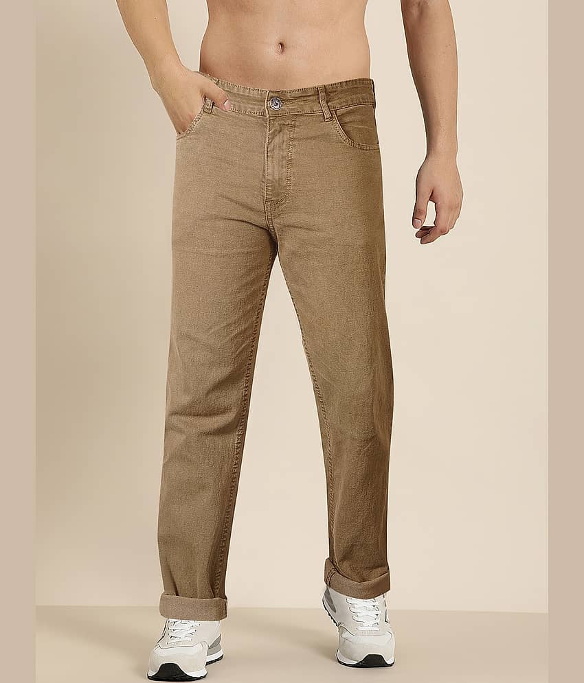 JB JUST BLACK Regular Fit Solid Men's Jeans - Brown ( Pack of 1 )