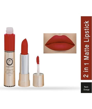 Colors Queen 2 in 1 Matte Finish Water Proof Lipstick Maroonn (Shade - 14)