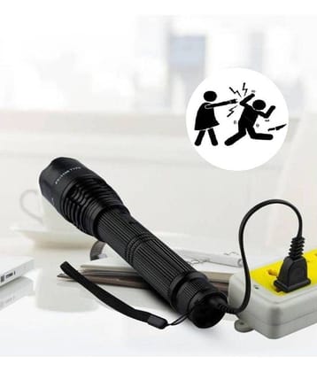 Sachha Rechargeable Taser Stun Baton with Torch-Self Defence, Women Safety, Torch Flashlight