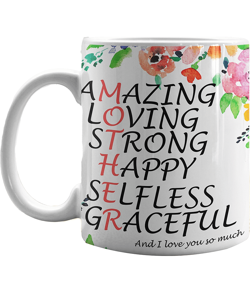 Royals of Sawaigarh - Multicolor Ceramic Gifting Mug for Mothers Day