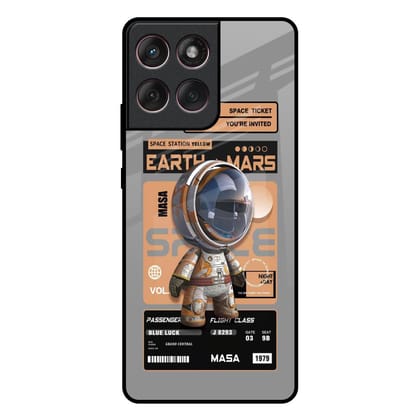 Space Ticket Glass Case for Motorola Edge 60 Fusion 5G