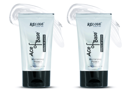 Recode Makeup Primer Combo (2x30 ML) for Oily Skin & Dry Skin  - Ace Of Base Primer 60 ML