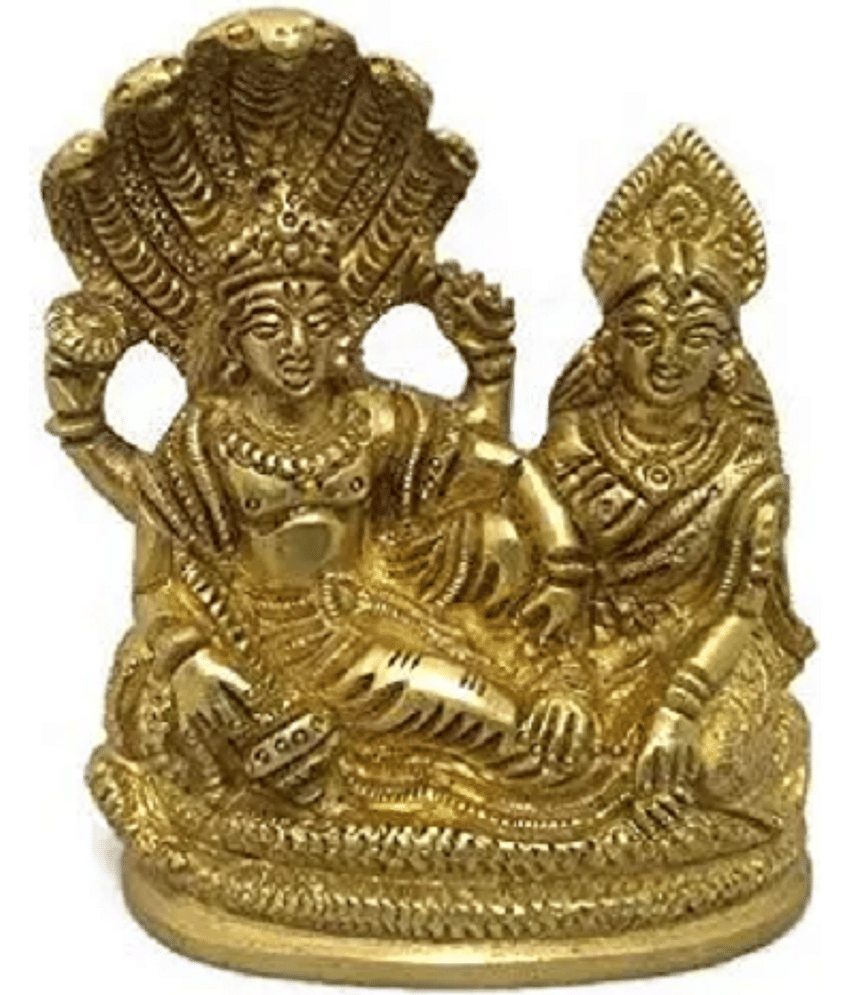 PAYSTORE - Aluminium Lord Vishnu 7.5 cm Idol