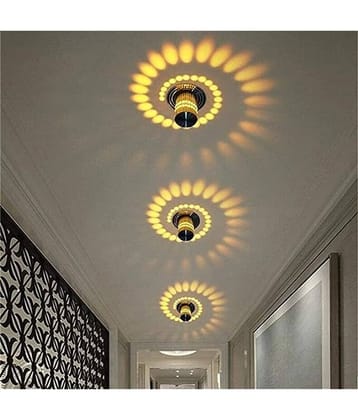 ZESTRUM Cool Day Light 3 Watts Outdoor Wall Flood Light ( Pack of 1 )