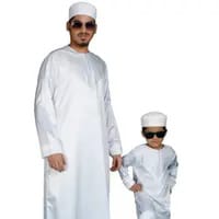 Arabic Man's Thobe Hijazi  ( Size - 50 )