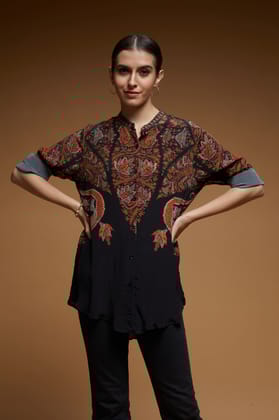 Black Color Shirt-Custom Tailored