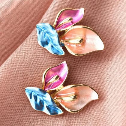 The Iris  Lily Trio Studs