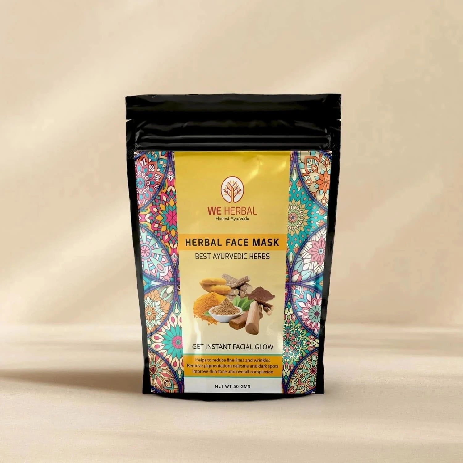 Herbal Face Mask-Pack of 1 / in