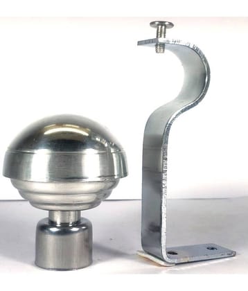 RR Collection Set of 6 Stainless Steel Single Rod Bracket