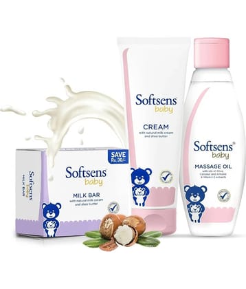 Softsens Baby Skin Hydrating Essentials Kit (Pack of 3)