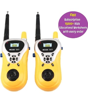Kidsaholic WalkyTalky for Kids 2 Way Radios Toy Portable Long Range Handheld  Toy