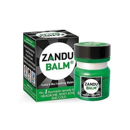 ZANDU Balm - Effective Relief From Headache, Body Pain, Sprain & Cold, 8 ml Bottle