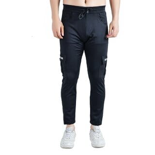 Kwings Men's Cargo Track Pants - Comfortable  Stylish Joggers with Pockets for Gym, Yoga  Travel