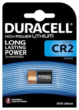 Duracell Specialty Type CR2 Ultra Lithium Photo Camera Battery, Pack of 1