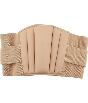 Jarvis Lumbo Sacral Belt Waist & Back Support Belt Slip Disc Mild Support Back Pain Relief Lumbar Support Waist Belt for Men & Women (Beige, Large Size)