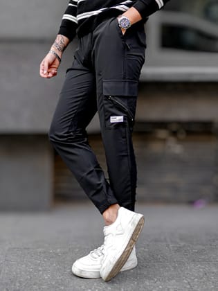 3 Pockets Black Cargo-30