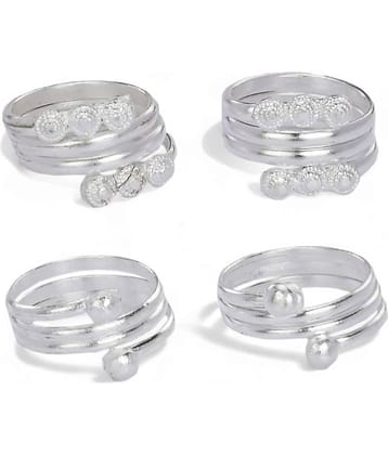 AanyaCentric Gold Toe Rings ( Pack of 2 )