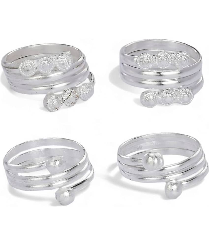 AanyaCentric Gold Toe Rings ( Pack of 2 )