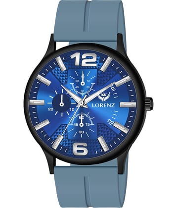 Lorenz Blue Silicon Analog Men's Watch