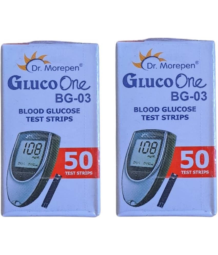 Dr. Morepen Bg03 100 Test Strips