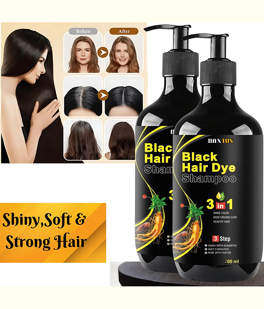 Daxton Natural Permanent Hair Color 400 mL Black