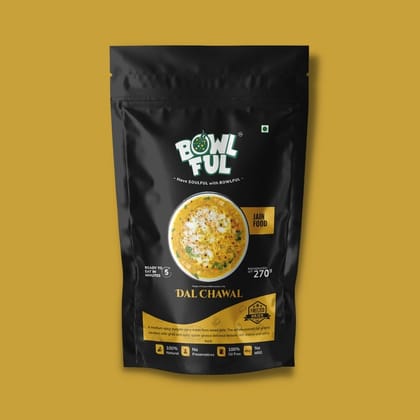 Bowlful Dal Chawal Jain - Jain Version of Rice & Lentil Meal