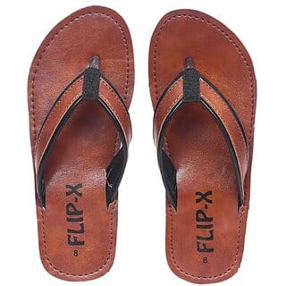 LEACO Men Slippers By Flip X - Leatherette Comfortable, Stylish, Durable, Non-Slip Slippers For Men.-(153497813) LEACO Men Slippers By Flip X - Leatherette Comfortable, Stylish, Durable, Non-Slip Slippers For Men.-(153497813)