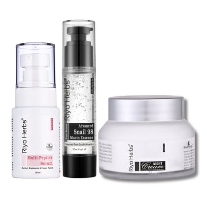 Buy 1 Snail Mucin98 Serum & Get Multi peptide Serum - 30ML,  Night Cream Free