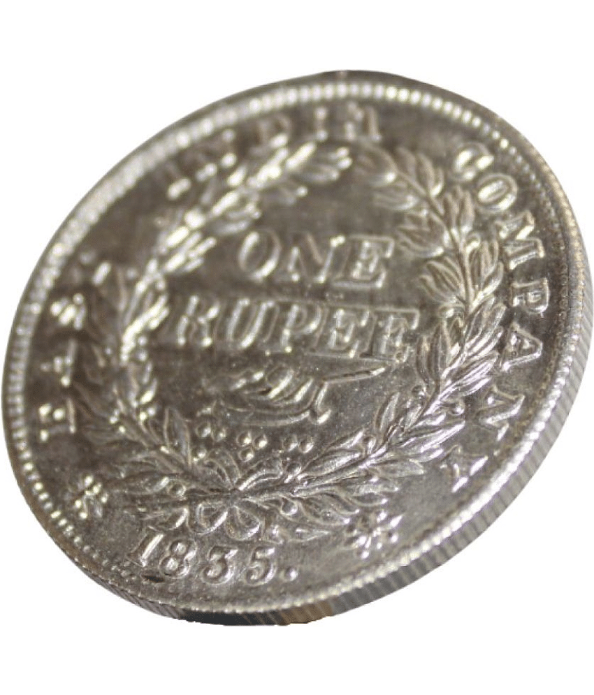 Flipster - 1 Rupee 1835 William india Silverplated Fancy Rare Coin 1 Numismatic Coins