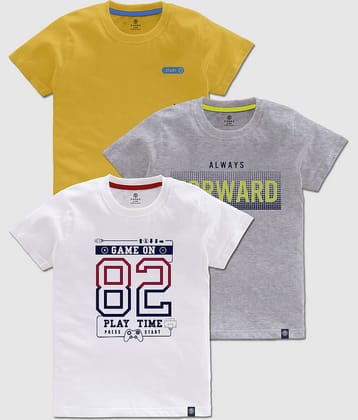 CODEZ Pack of 1 Boys Cotton T-Shirt ( Multicolor )