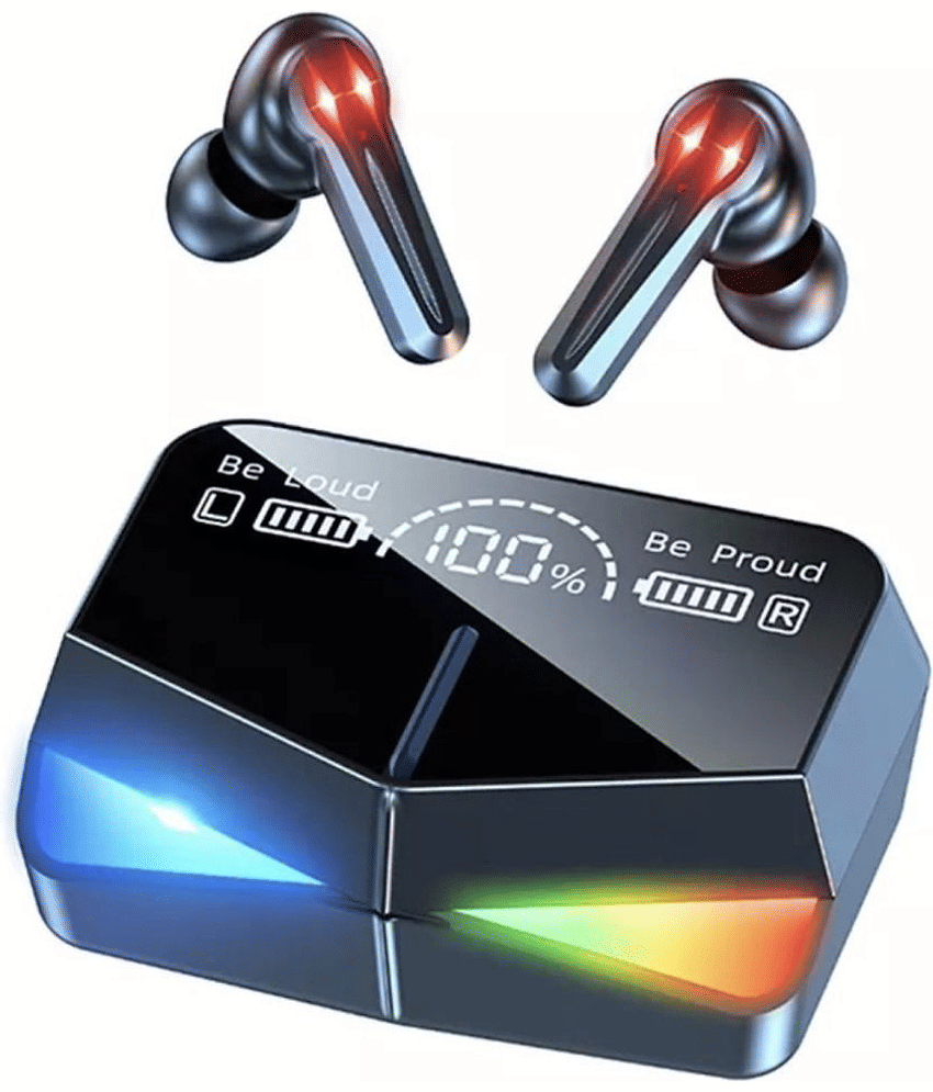 Neo GAMING On Ear True Wireless (TWS) 50 Hours Playback IPX4(Splash & Sweat Proof) Active Noise cancellation -Bluetooth Black