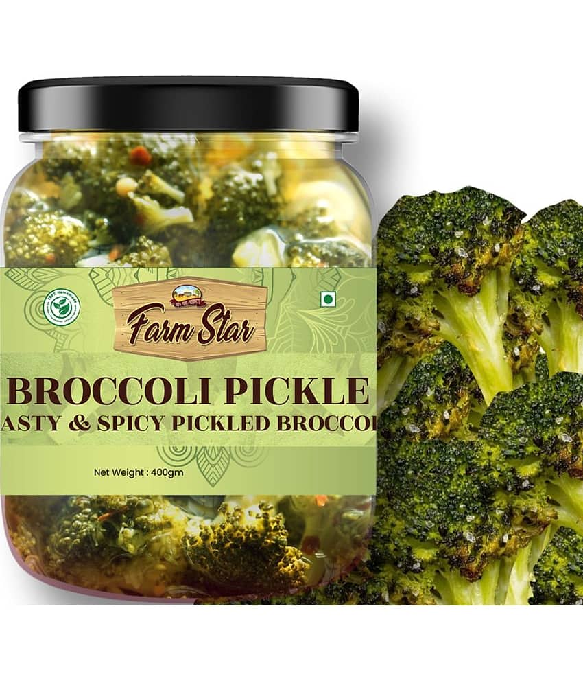 Farm Star -Broccoli (Tasty & Spicy) Vegetable Pickle 400 g