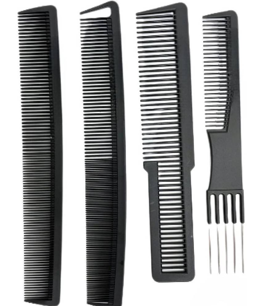 Dhanishka Full Size Wide Tooth Comb 4 Pcs