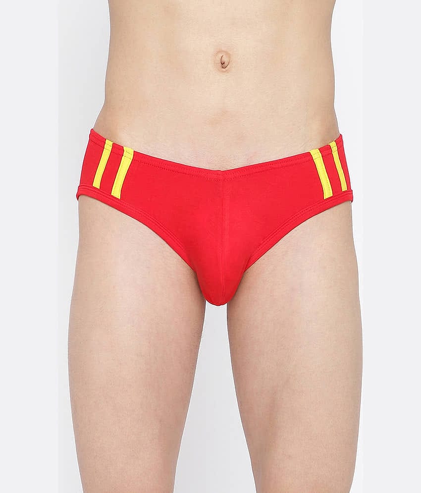 La Intimo Pack of 1 Cotton Bikini For Men's ( White )