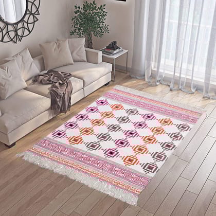Ayara Block Print Rug-4ft x 6ft