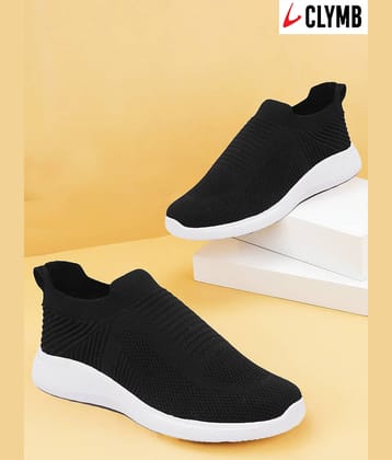 Clymb Black Men's Sports Running Shoes