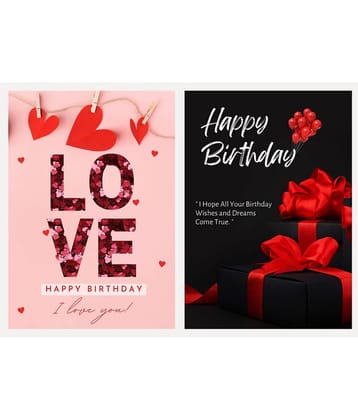 AanyaCentric Birthday Greeting Card For Husband Wife Girlfriend Boyfriend Lover