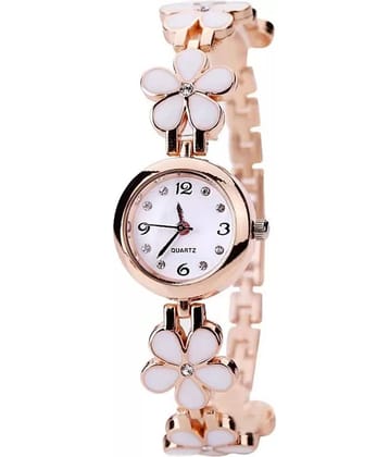 Viser Rose Gold Metal Analog Womens Watch